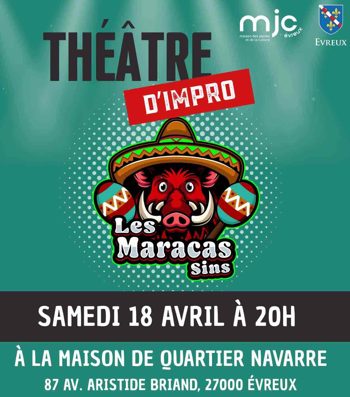 Les Maracassins improvisent pour le téléthon à Évreux